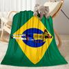 Brazilian Footballer Hairstyle Blanket Soft Warm Cozy Great for Bedding Picnics Couch All-Season Use Warmthful Decor