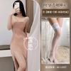 Сексуальное нижнее белье сетчатая юбка на подтяжках с разрезом Сексуальное женское платье облегающего силуэта с эффектом прозрачности, пробуждающее чистое желание