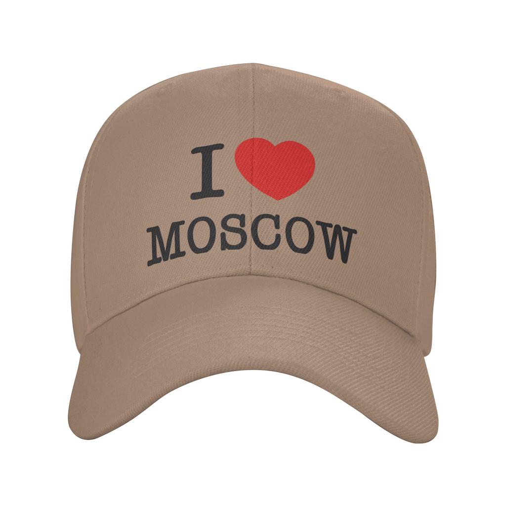 Я люблю Москву Кепка Бейсболка Винтажная Тракерская Кепка Летняя Для Пары Женская K-pop Рок Кепка Snapback