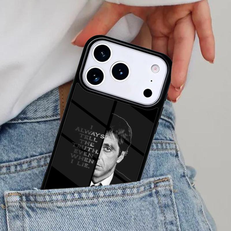 Scarface Tony Montanna Poster Phone Case for iPhone 17ProMax 12 13 14 15 16e 17 Pro Max Plus Air Cover