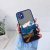 Мультяшный чехол для телефона с изображением снежных гор для iPhone 16 15 14 13 12 11 Pro Max Mini X XS SE 7 8 Plus, противоударный, мягкий чехол, Fundas