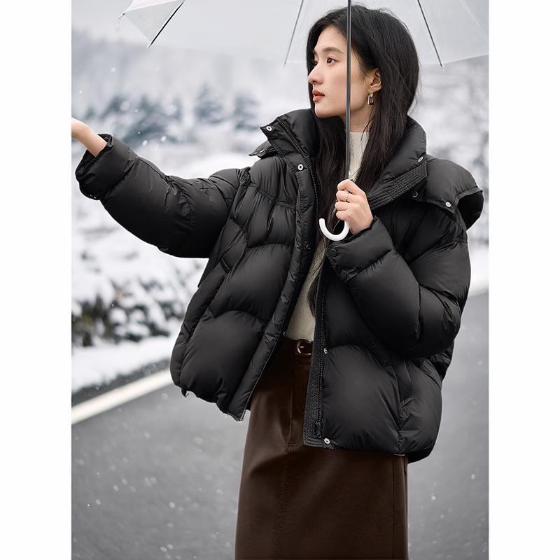 XWI Женская короткая пуховая зимняя куртка из утиного пуха