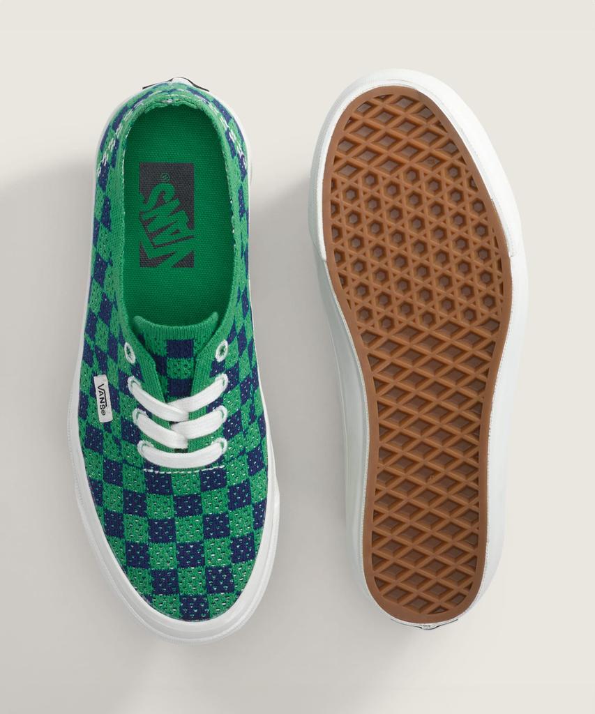 Vans Premium Authentic 44 Ek - (Панк Клетка) зеленый:Темно-синий / Vn000Ejc5W31