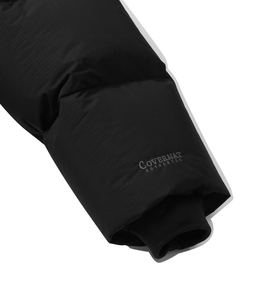 Covernat Rds College C Logo Oversized Short Puffer Black