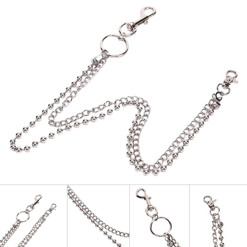 Панк Женщины Мужчины Цепочка Брелок Рок Брюки Брюки Жан Хип-Хоп Декор Подарок