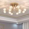 Современные хрустальные потолочные светильники, светодиодные светильники для коридора, потолочные светильники для гостиной, кухни, золотые светильники для спальни, lampara светодиодные techo