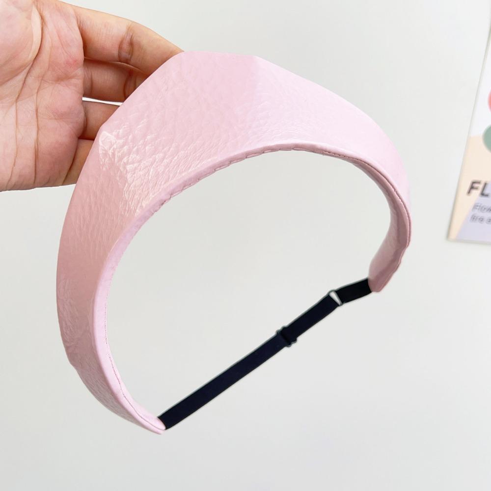 Leather Crown Hairband Anti Slip Hairpin Headband Vintage Hair Hoop Ladies Headwear