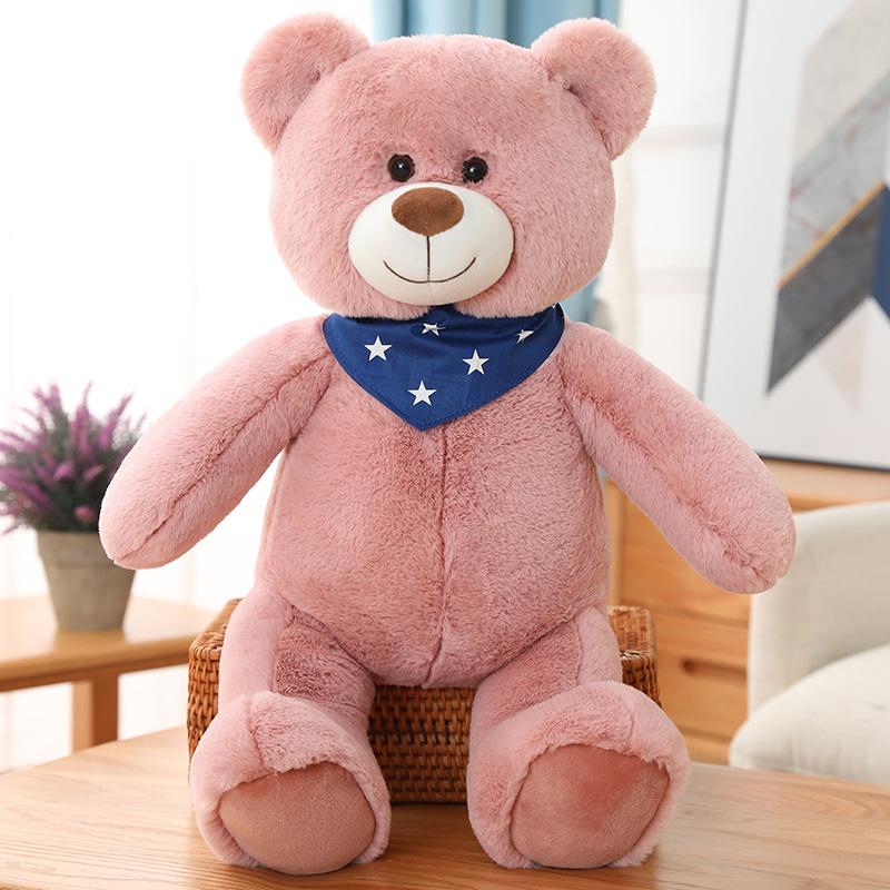 Custom Size Eco-Friendly PP Cotton Teddy Bear Plush Stuffed Animal Toy with Super Soft Plush for Adults-Stress Relief