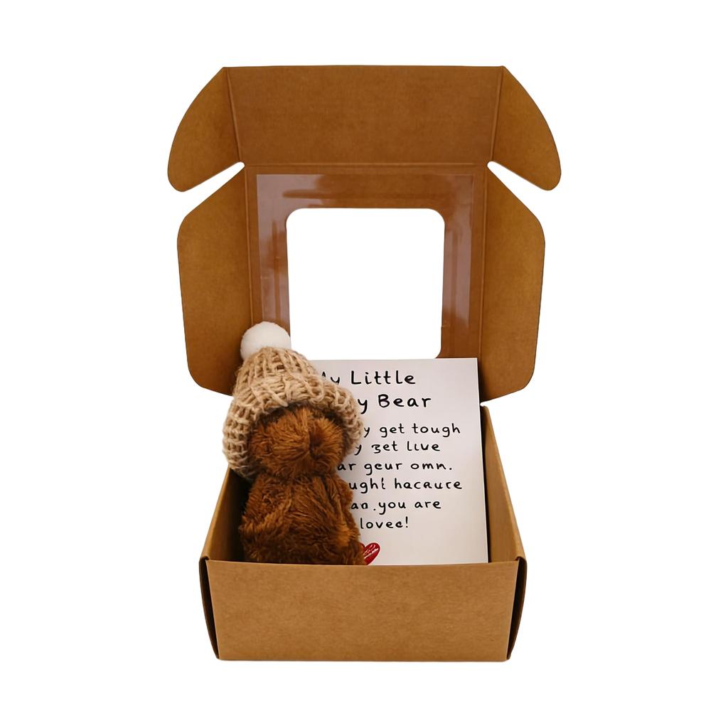 9cm Comfort Bear Plush: Your Portable Source Of Warmth