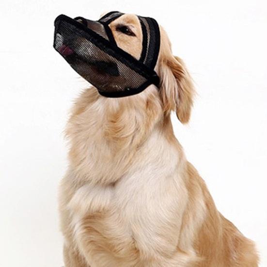 Breathable Mesh Dog Muzzle Anti Bark Pet Mouth Cover Prevent Biting Chewing Dog Training Muzzle for Walking Grooming