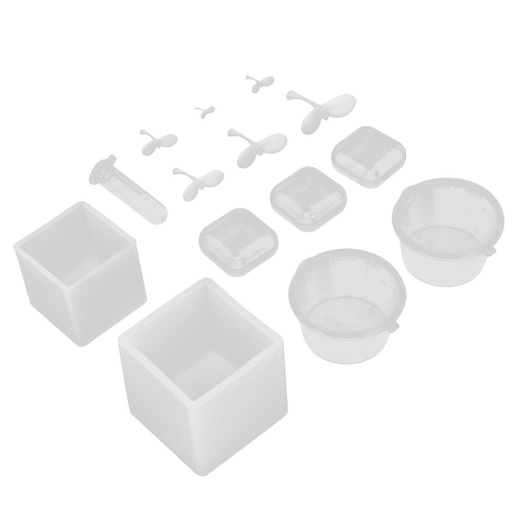 Набор силиконовых форм для литья, многоразовые формы для рукоделия, инструмент для изготовления травы с двумя листьями, аксессуары