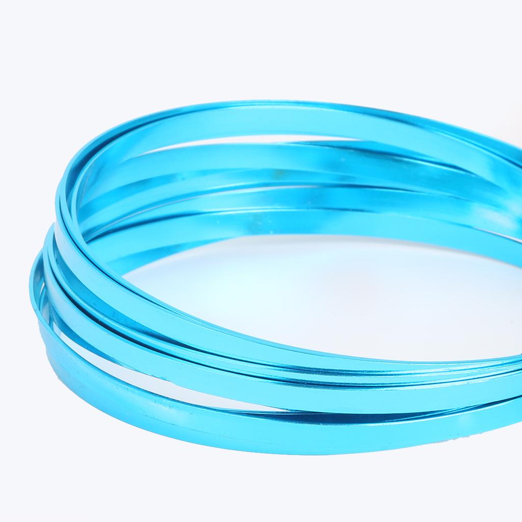 3 метра/лот, плоская алюминиевая проволока 5 мм x 1 мм для DIY ювелирных изделий, резьба для изготовления ремесел