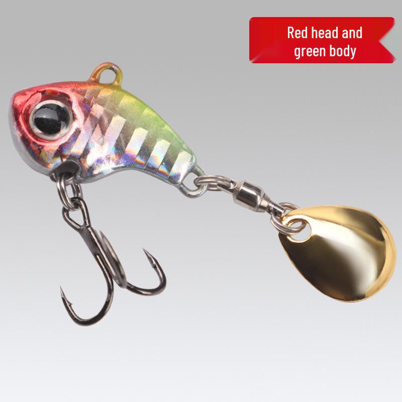 Быстро вращающаяся металлическая блесна-циклон VIB для морской и пресноводной рыбалки