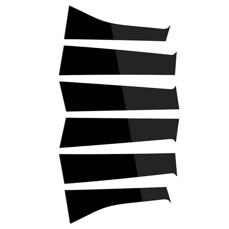 POSSBAY 6 шт./компл. полированные стойки BC, накладка на окно, наклейка на колонку для Mitsubishi Outlander 2013-2021