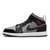 Кроссовки Air Jordan 1 Mid PS Shadow Kids Серый Черный Particle-Grey 640734-096