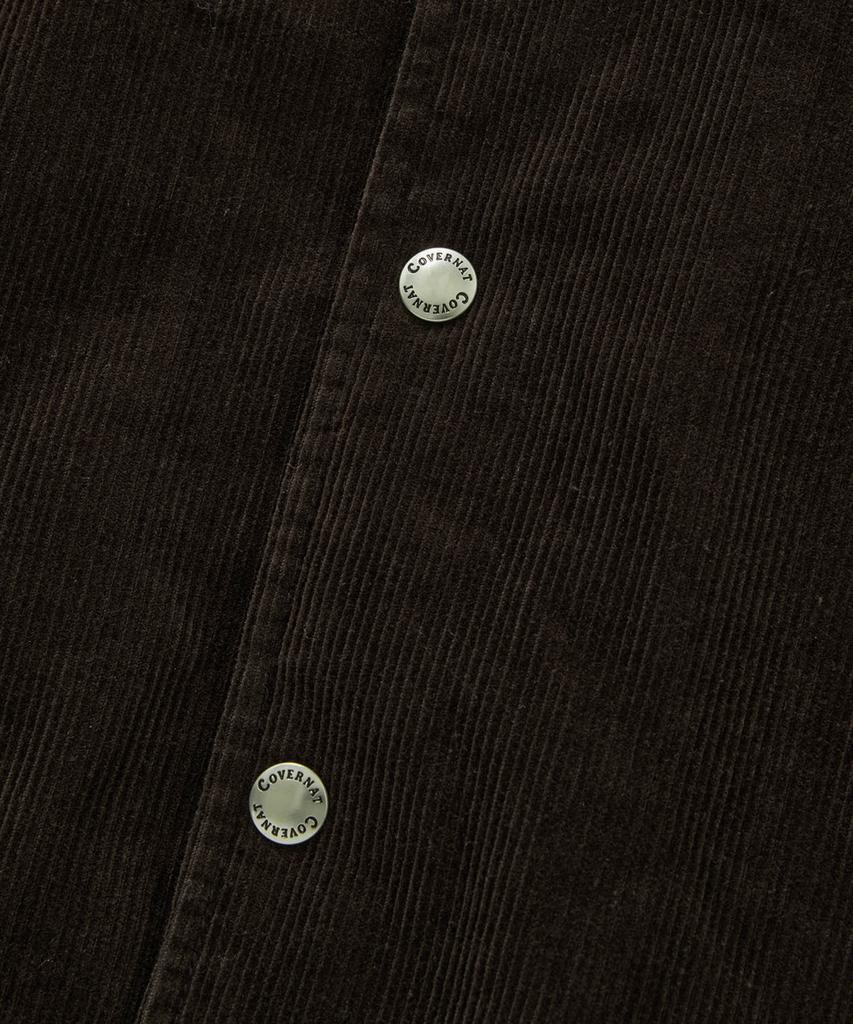 COVERNAT Diploma C Logo Corduroy Varsity Brown
