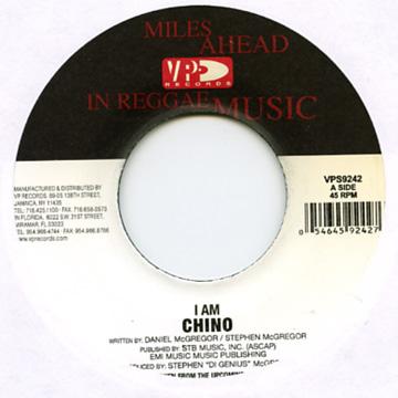 7-дюймовая пластинка CHINO - I Am / Leaving (Запечатай ссылку) VPS9242 VP US 2011 US Регги, Ска и Даб