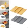 Sofa Arm Tray Non Slip Bottom, Flexible Rectangle Foldable Wooden Couch for Dessert, Snacks