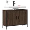VidaXL Bathroom Vanity Cabinet, Sink Unit with Storage, Toilet Under-Sink Cabinet, Modern, Brown Oak 842455