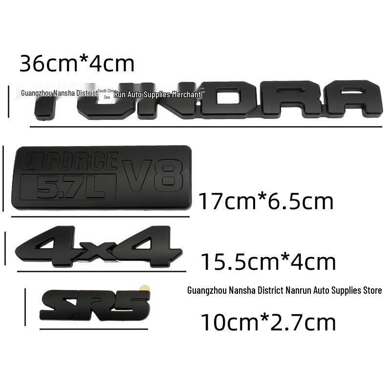 Наклейка-крышка на эмблему Toyota TUNDRA для модифицированного пикапа 4X4 V8
