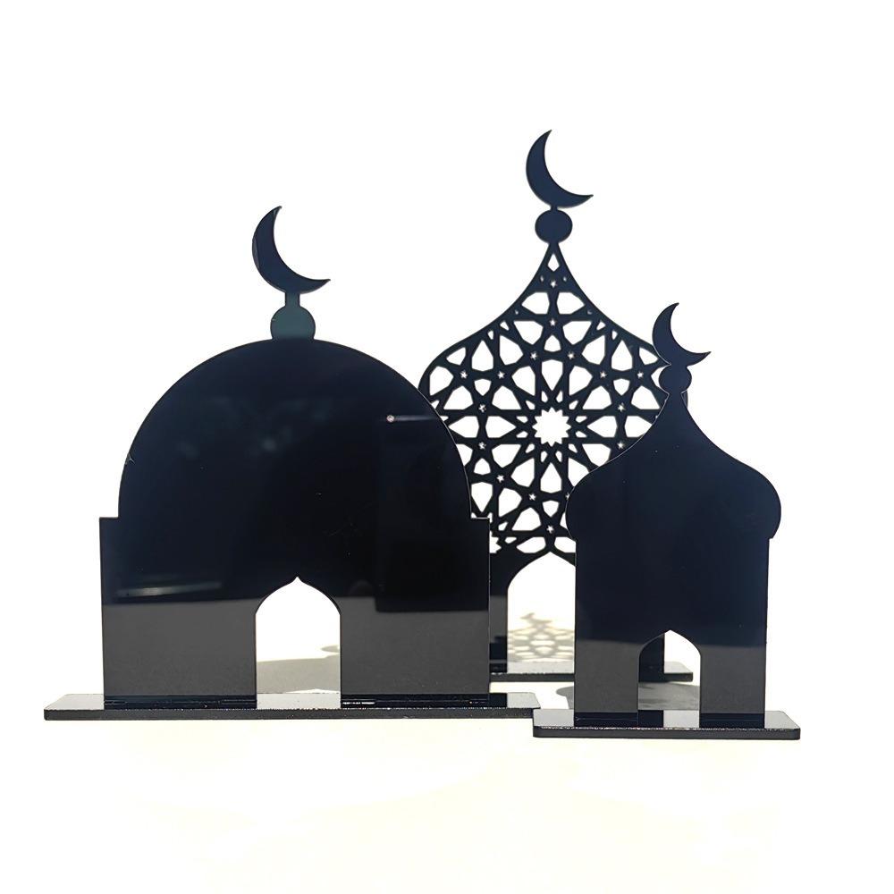 Acrylic Kareem Mosque Ornaments DIY Eid Mubarak Decoration Ramadan Ornaments  Gift