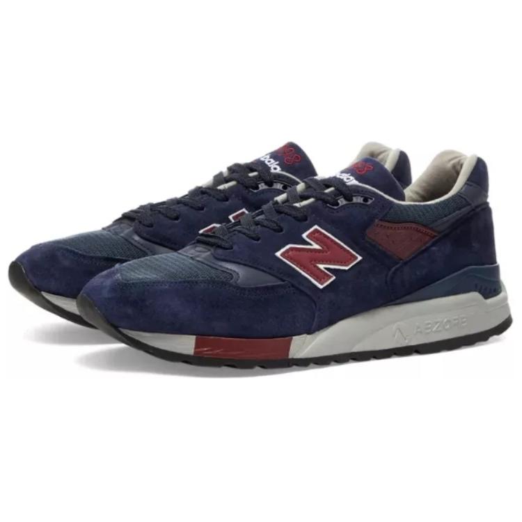 998 New Balance Сделано в США 'Темно-синий Бордовый' M998MB