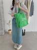 Ярко-белая холщовая сумка-тоут Spring Bright White Canvas Tote — вместительная сумка через плечо для студентов и пассажиров