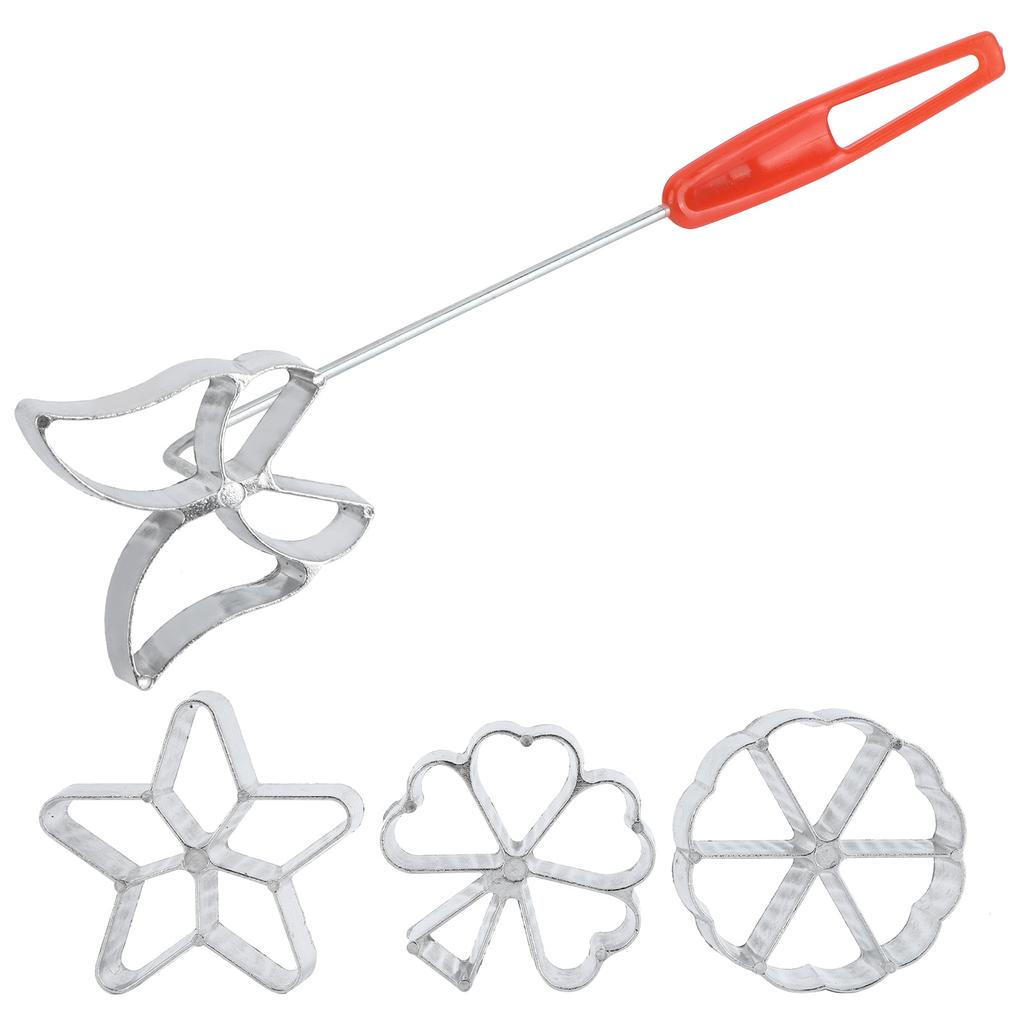 4Pcs Cake Printing Pastry Mold Dessert Maker Waffle Model Set Baking BU