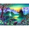 Full Round Drill Diamond Painting Starry Sky Landscape 5D DIY Diamond Painting Craft Kit Diamond Embroidery Hobbies Home Decor