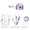 Crystal Sticker Transparent Storage Case Photo Bag Camera Cover Protective Shell