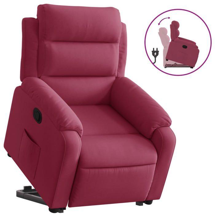 VidaXL Recliner, Relaxation Chair with Backrest, Seat with Armrests, Living Room TV Armchair, Modern, Red 3205097
