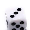 5 шт./компл., 16 мм, игральные кости, белые круглые угловые шестигранные игральные кости, клубный бар, вечерние столы, набор игровых костей