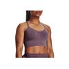 Under Armour Seamless Low Intensity Sports Bra Women Underwear Purple 1380428-500