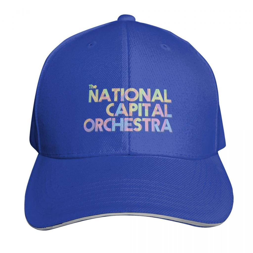 National Capital Orchestra Nco 2023 Logo Plain Baseball Cap Quick Dry Performance Cotton Twill Breathable Contrast Two Tone Brim
