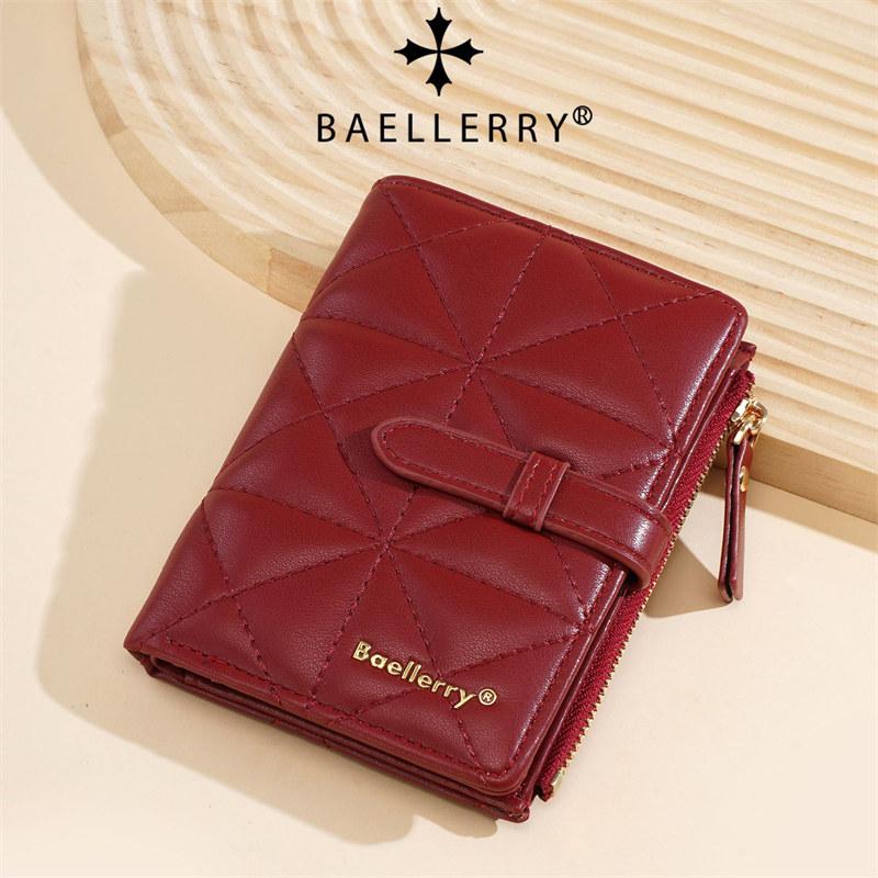 Baellerry Женские Модные Короткие Кошельки Повседневный Дизайн Держатель для Карт для Леди Женский Двускладной Кошелек-Кошелек