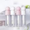 Матовый Прозрачный Розовый Пустой Флакон Диспенсер Толстый Стержень Контейнер для Блеска для Губ Тюбик для Блеска для Губ