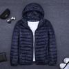Men's Ultra-Thin Lightweight Hooded Cotton Jacket - Winter 2023 Trend
