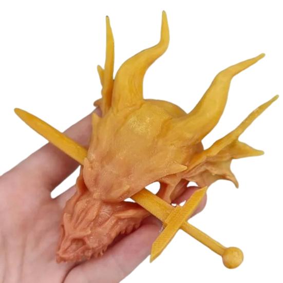 Women Hair Clip Handcrafted Dragon Fantasy Style Hair Clamp Back Head