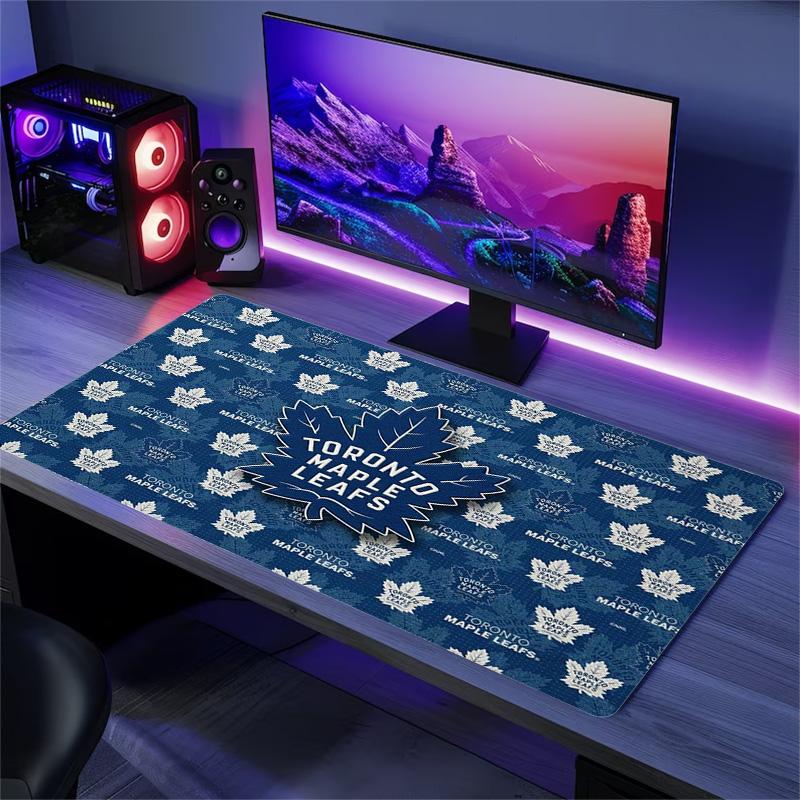 Toronto Maple Leafs Color Mouse Pad Large Gaming Table Cushion Non-slip Laptop Tablet Big Mousepad XXL Mat Mini PC Playmat With Lock edge