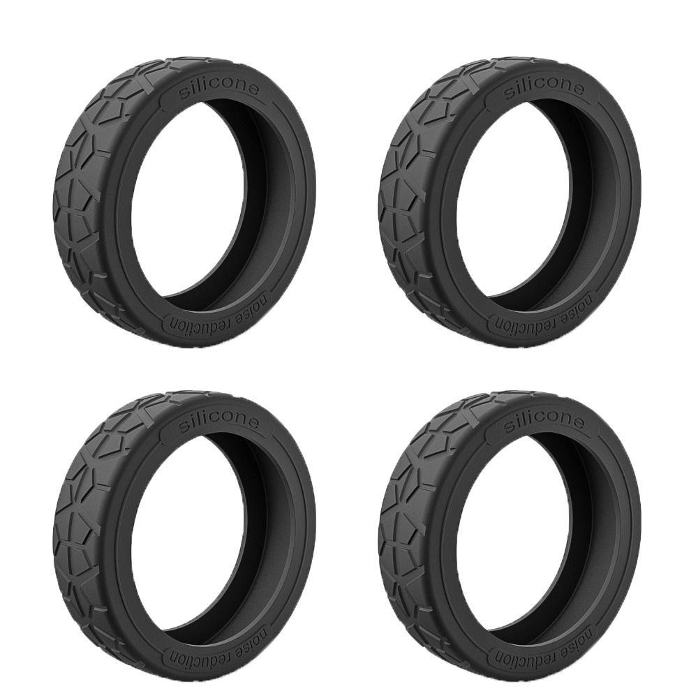 8Pcs Silent Sound Luggage Caster Shoes Reduce Noise Trolley Box Casters Cover