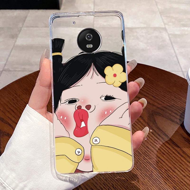 Case For Motorola Moto G5/Moto G5 Plus/Moto X 2017/Moto G5S/Moto G5S Plus Clear Silicone Soft TPU Cover Cute Cat Protective Case