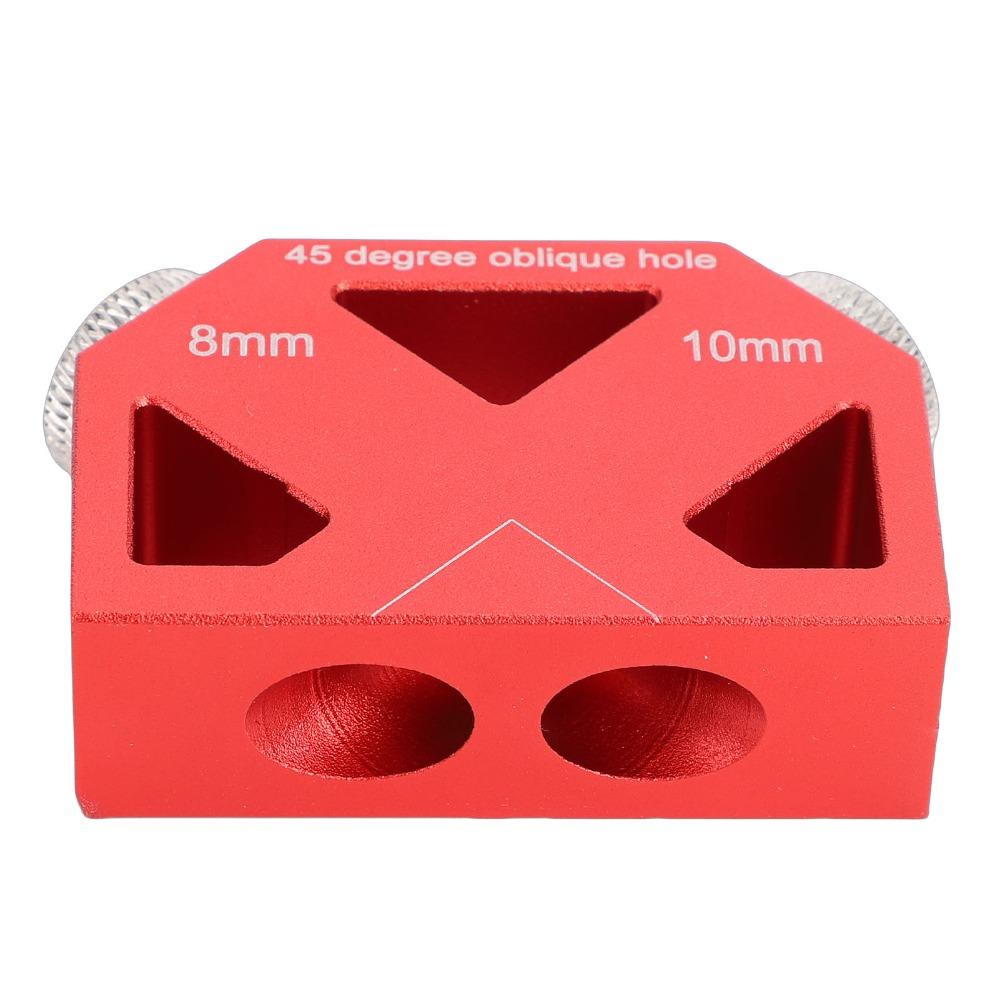 45 Degree Inclined Pocket Hole Jig 9.5mm Drill Bits Screw Jig Guide Hole Locator Jig Woodworking