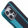 iPhone 15 Pro Max Case, Carbon Fiber MagSafe, Black/Blue
