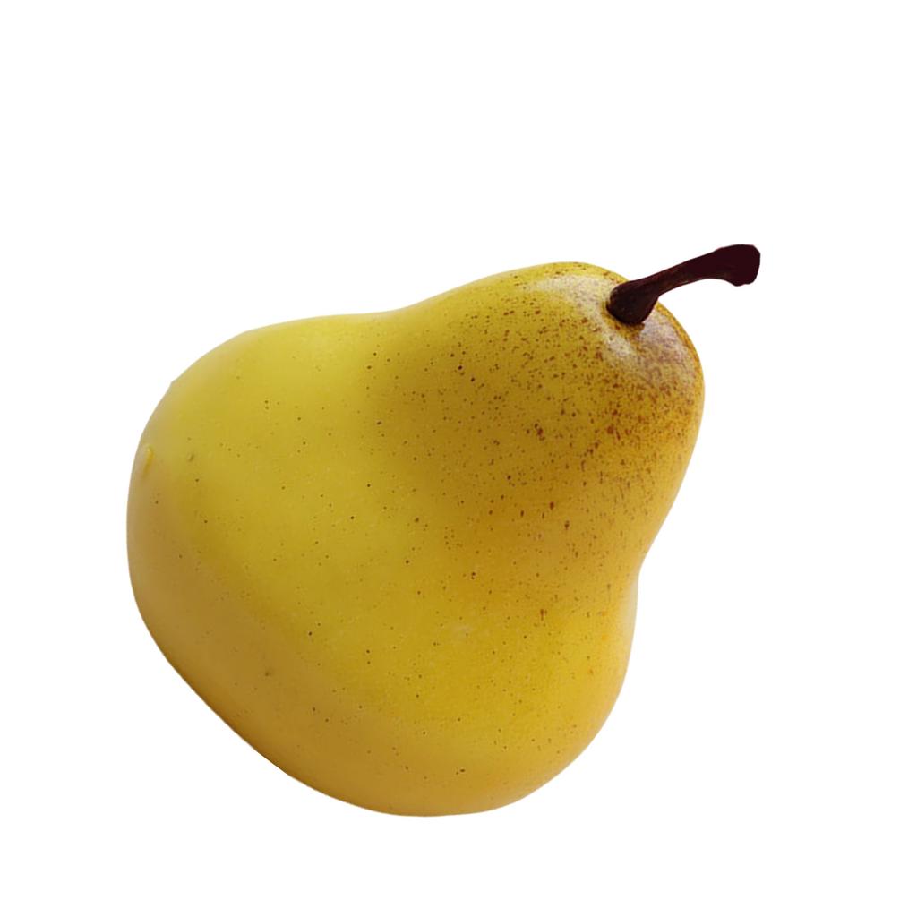 Реалистичная пенопластовая груша для центральных элементов стола в столовой, искусственный фруктовый орнамент, кухонные декоративные аксессуары
