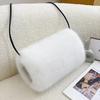 1Pc Keep Warm Two-Sided Faux Fur Halter Thickening Plush Hand Warmer Double-deck Plush Fur