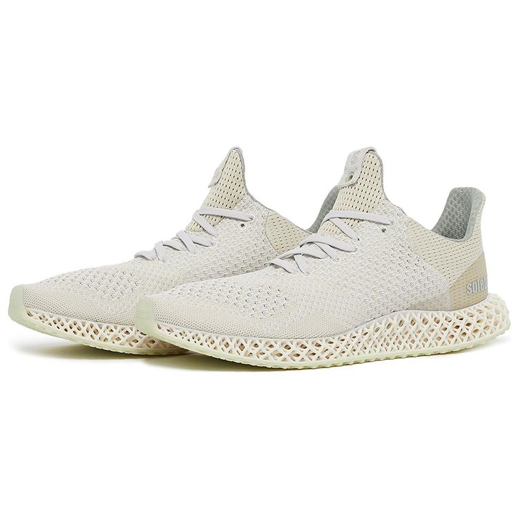 Solebox x Illya Goldman Gubin x adidas Ultra 4D Два десятилетия общего наследия Унисекс кроссовки Серый Угольный-Серый Камень IE4825