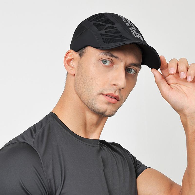 Summer Letter Forward Cap Men's Quick-Drying Breathable Cap Summer Outdoor Sun Protection Sunshade Beret Peak Cap