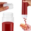 Пластиковые бутылки для соусов с двойной головкой 16/20/24 унции, многоразовые диспенсеры для оливкового масла, бутылка для соуса большого объема, выдавливаемая, кетчуп