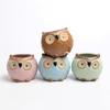 Cute Owl Flower Pot Succulent Pot Ceramic Vase Planter Home Decoration Gardening Supplies Plant Pot