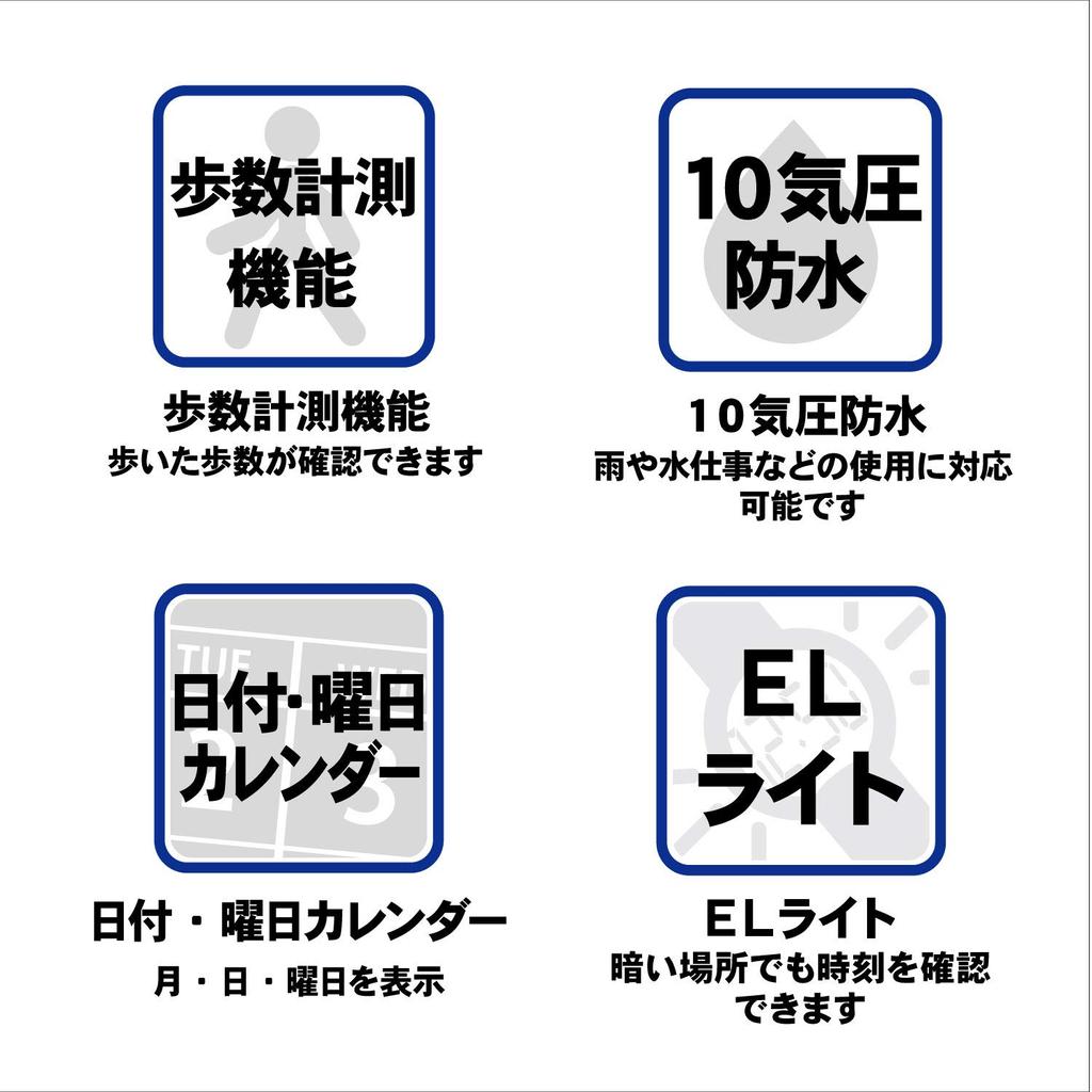 [Arias] Цифровые мужские часы с шагомером, черные ADWW18111PM-04